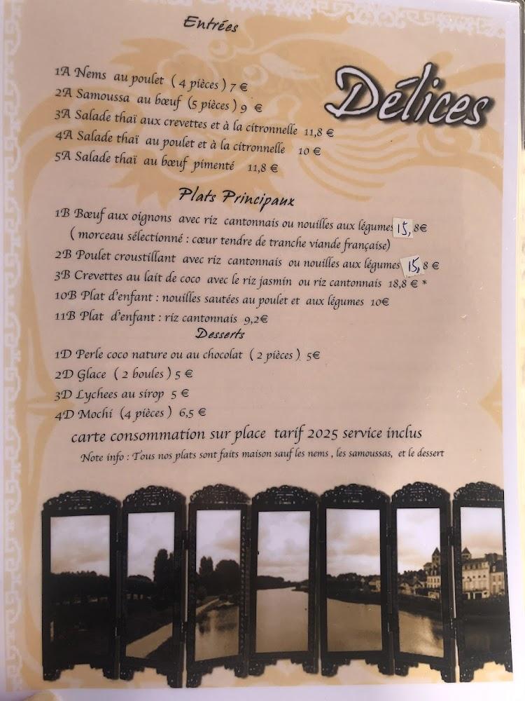 Délices d'Asie - Menu Image 1